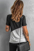 Crew Neck Colorblock Tee